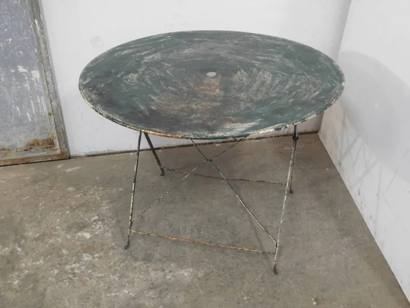 Pamono Round Garden Table, 1960s> Garden Tables