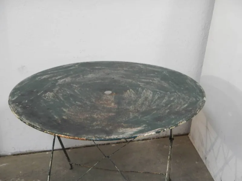 Pamono Round Garden Table, 1960s> Garden Tables