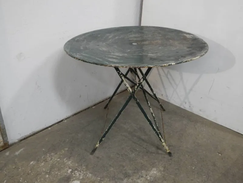 Pamono Round Garden Table, 1960s> Garden Tables