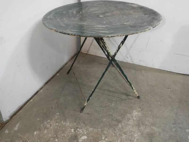 Pamono Round Garden Table, 1960s> Garden Tables