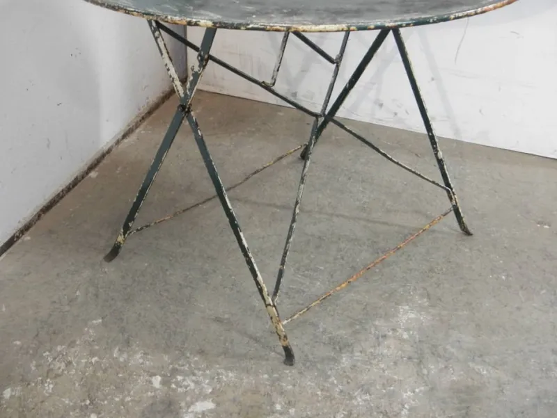 Pamono Round Garden Table, 1960s> Garden Tables