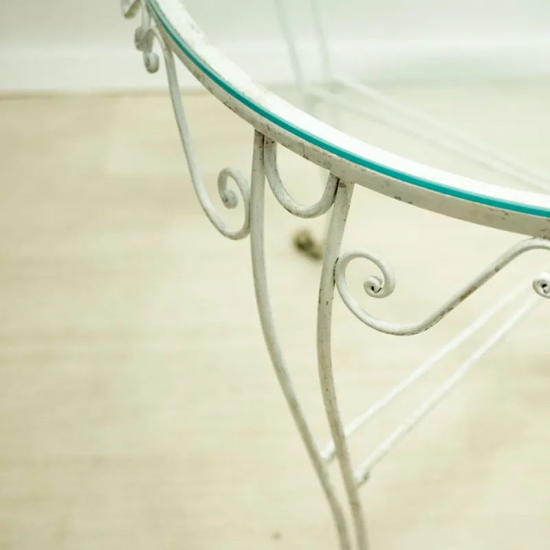 Discount Pamono Round Garden Table, 1950s