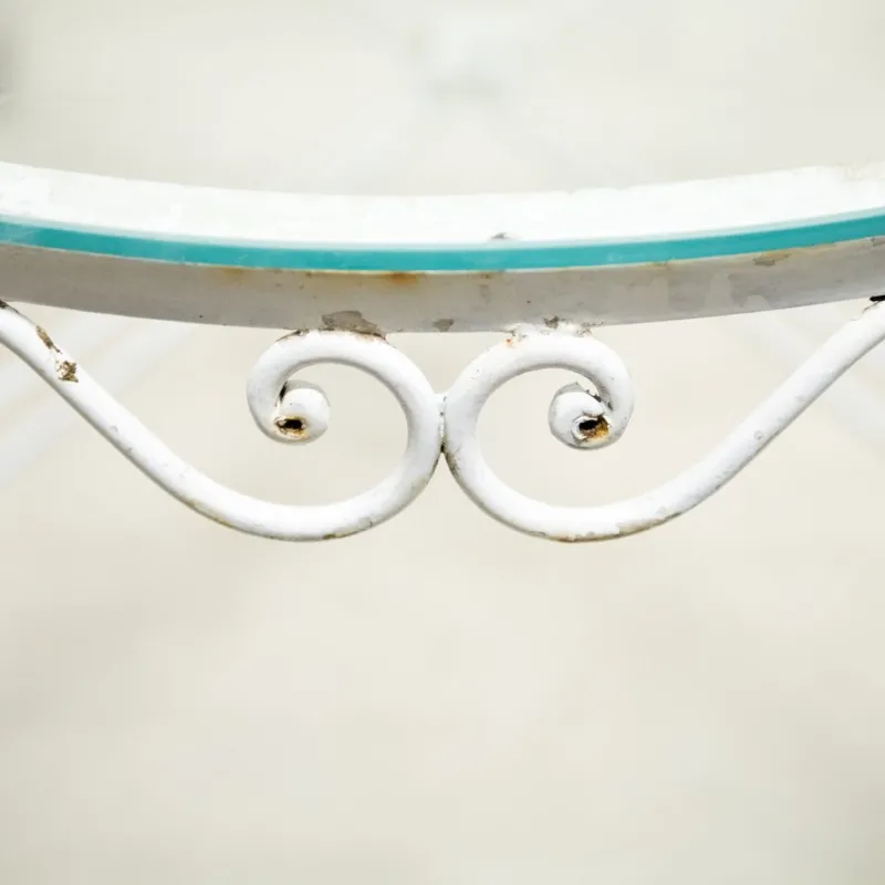 Discount Pamono Round Garden Table, 1950s