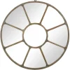 Pamono Round Industrial Metal Mirror> Mirrors