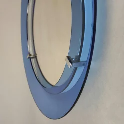 Pamono Round Mirror from Veca, 1960s><noscript><img width=