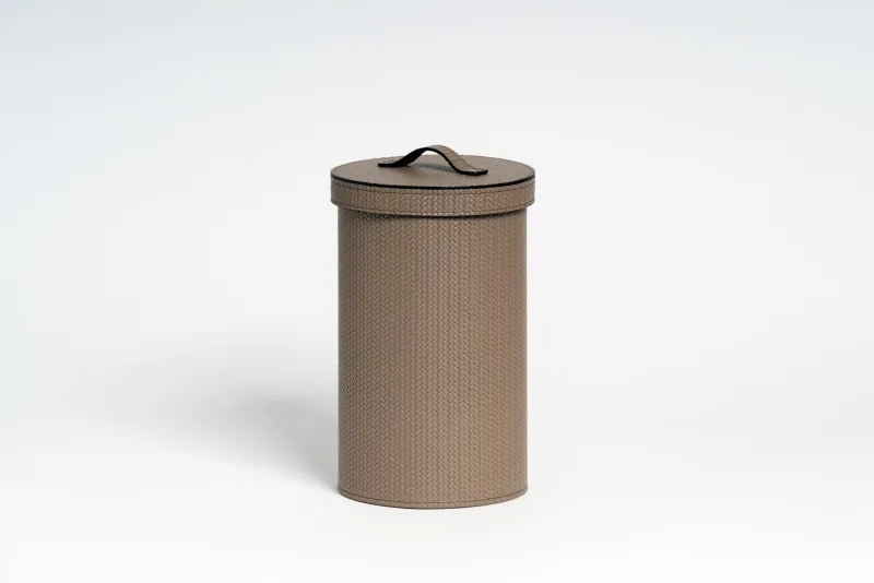 Pamono Round Paper Bin with Lid> Decorative Objects