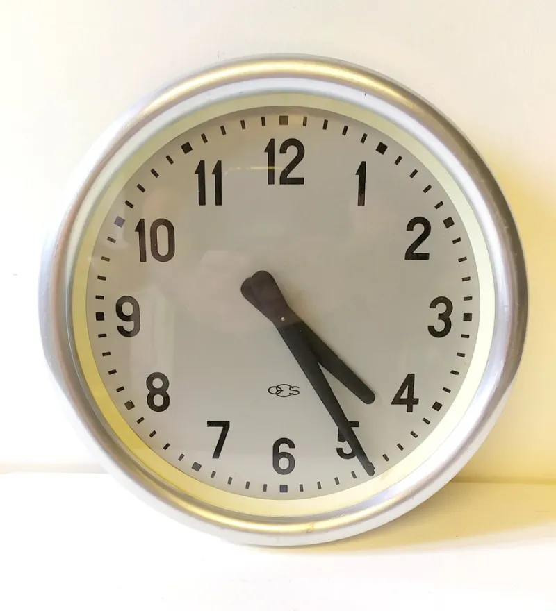 Best Pamono Round Wall Clock by Gio Ponti for Boselli, 1940s