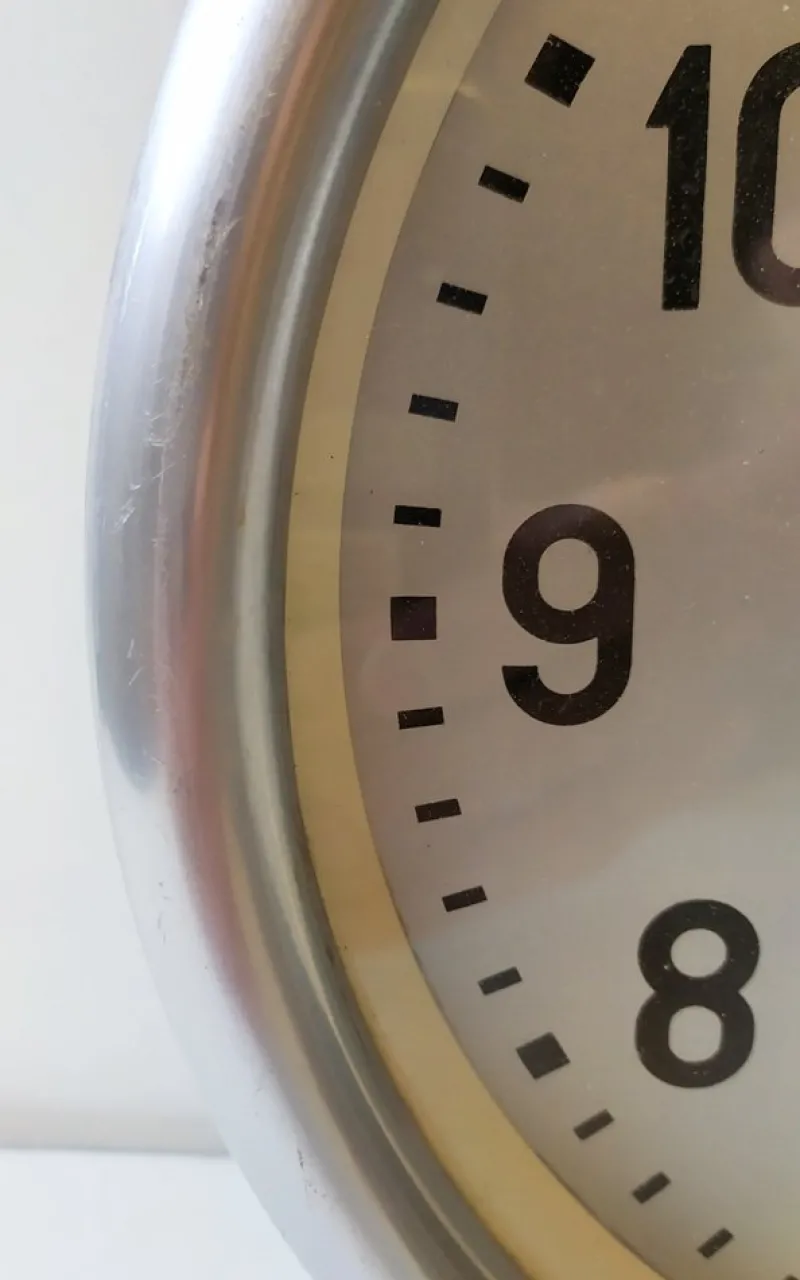 Best Pamono Round Wall Clock by Gio Ponti for Boselli, 1940s