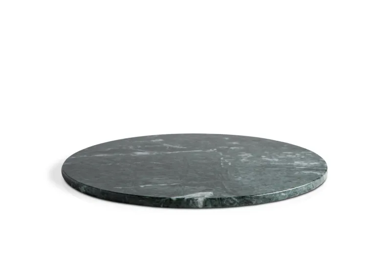Sale Pamono Rounded Dark Green Marble Cheese Plate