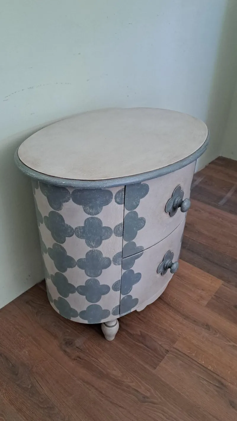 Pamono Rounded Lacquered Side Cabinet> Nightstands