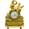 Pamono Royal Empire Fire-Gilt Mantel or Pendulum Clock, Paris, 1805-1815> Clocks