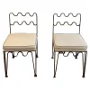 Outlet Pamono Royere Inspired Bronze Side Chairs by Atelier Cabanel, Set of 2
