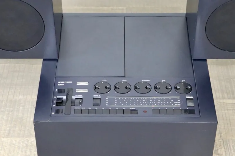 Pamono RR130 Totem Radio by Mario Bellini for Brionvega, 1970s> Electronics