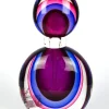 Pamono Ruby, Purple & Blue Sommerso Murano Blown Glass Bottle by Michele Onesto for Made Murano Glass, 2019> Tabletop