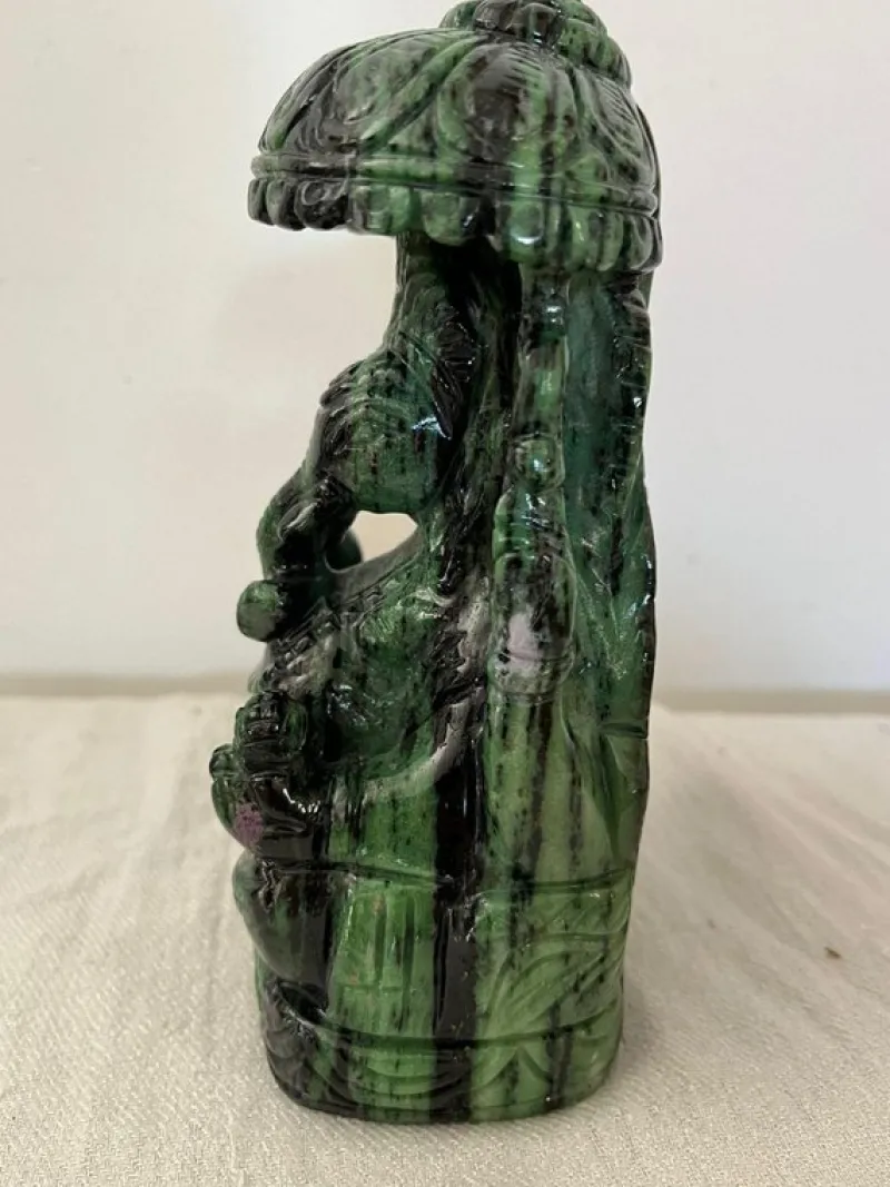 Best Pamono Ruby Zoisite Ganesha Statuette