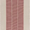 Outlet Pamono Rug & Kilims Kilim with Textural Cream, Red, and Beige Stripes