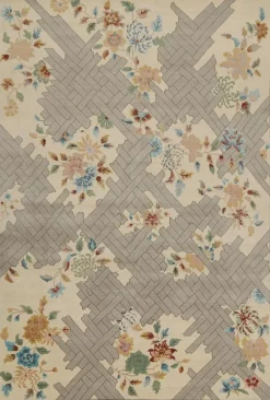 Best Pamono Rug in Beige from R&K Principal Jahanshah Nazmiyal