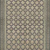 Pamono Rug in Beige with Blue Geometric Patterns from R&K Principal Jahanshah Nazmiyal> Carpets & Textiles|Carpets & Textiles