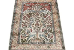 Pamono Rug in Beige with Floral Pictorial Patterns from R&K Principal Jahanshah Nazmiyal