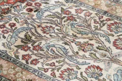 Pamono Rug in Beige with Floral Pictorial Patterns from R&K Principal Jahanshah Nazmiyal