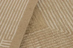 Pamono Rug in Beige-Brown Geometric Patterns from R&K Principal Jahanshah Nazmiyal><noscript><img width=
