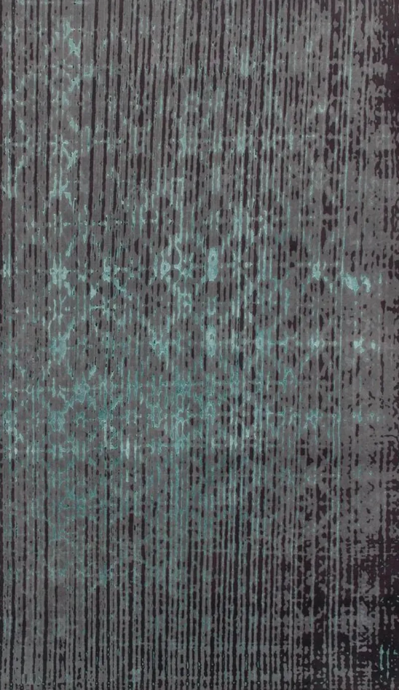 Pamono Rug in Blue and Gray Abstract Pattern from R&K Principal Jahanshah Nazmiyal> Carpets & Textiles|Carpets & Textiles