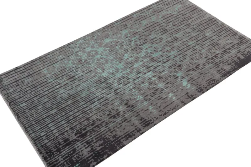 Pamono Rug in Blue and Gray Abstract Pattern from R&K Principal Jahanshah Nazmiyal> Carpets & Textiles|Carpets & Textiles