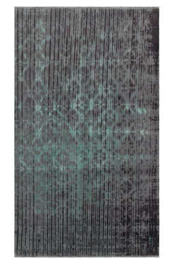Pamono Rug in Blue and Gray Abstract Pattern from R&K Principal Jahanshah Nazmiyal><noscript><img width=