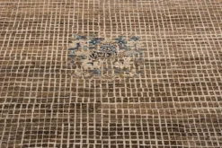Discount Pamono Rug in Blue Medallion Style from R&K Principal Jahanshah Nazmiyal