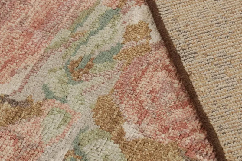 Pamono Rug in Brown with Floral Patterns from R&K Principal Jahanshah Nazmiyal> Carpets & Textiles|Carpets & Textiles