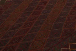Pamono Rug in Burgundy with Geometric Patterns from R&K Principal Jahanshah Nazmiyal><noscript><img width=
