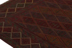 Pamono Rug in Burgundy with Geometric Patterns from R&K Principal Jahanshah Nazmiyal><noscript><img width=