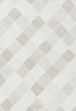 New Pamono Rug in Cream with Geometric Pattern from R&K Principal Jahanshah Nazmiyal