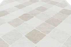 New Pamono Rug in Cream with Geometric Pattern from R&K Principal Jahanshah Nazmiyal