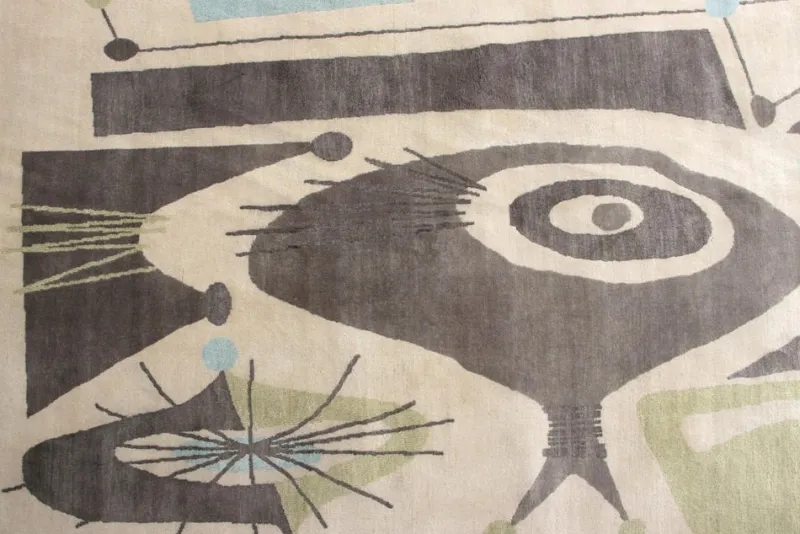 Pamono Rug in Geometric Pattern from R&K Principal Jahanshah Nazmiyal> Carpets & Textiles|Carpets & Textiles