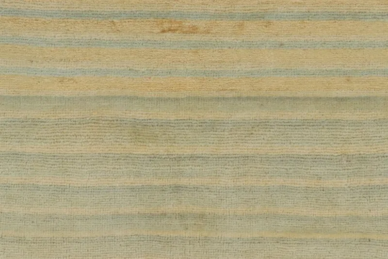 Pamono Rug in Gold and Blue Geometric Patterns from R&K Principal Jahanshah Nazmiyal> Carpets & Textiles|Carpets & Textiles