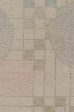 Outlet Pamono Rug in Polychromatic Geometric Patterns from R&K Principal Jahanshah Nazmiyal