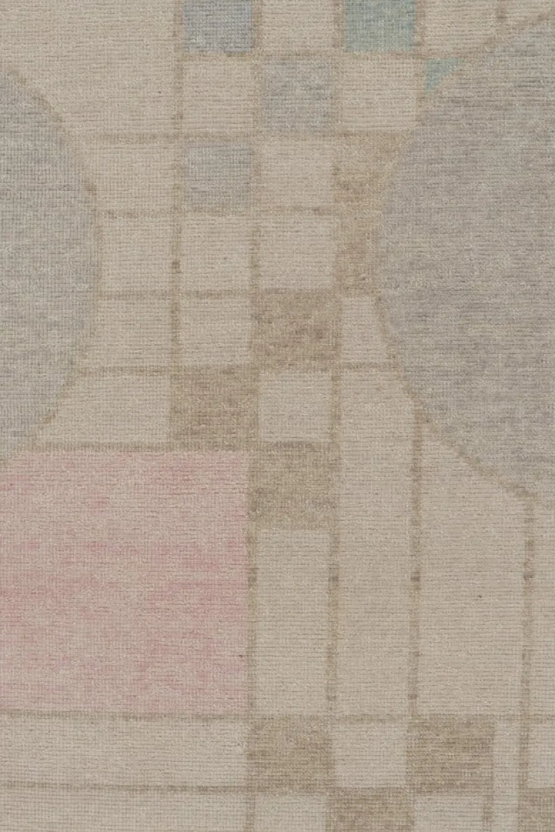 Outlet Pamono Rug in Polychromatic Geometric Patterns from R&K Principal Jahanshah Nazmiyal