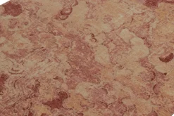 Clearance Pamono Rug in Red and Gold Abstract Pattern from R&K Principal Jahanshah Nazmiyal