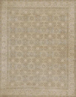 Best Pamono Rug in Taupe with Floral Patterns from R&K Principal Jahanshah Nazmiyal