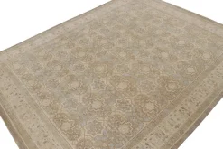 Best Pamono Rug in Taupe with Floral Patterns from R&K Principal Jahanshah Nazmiyal