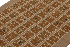Pamono Rug in Tones of Brown with Patterns from R&K Principal Jahanshah Nazmiyal><noscript><img width=