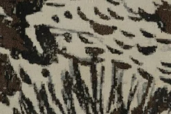 Clearance Pamono Rug in White and Black Abstract Pattern from R&K Principal Jahanshah Nazmiyal