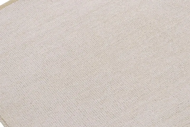 Pamono Rug in White with Subtle Circle Pattern from R&K Principal Jahanshah Nazmiyal> Carpets & Textiles|Carpets & Textiles