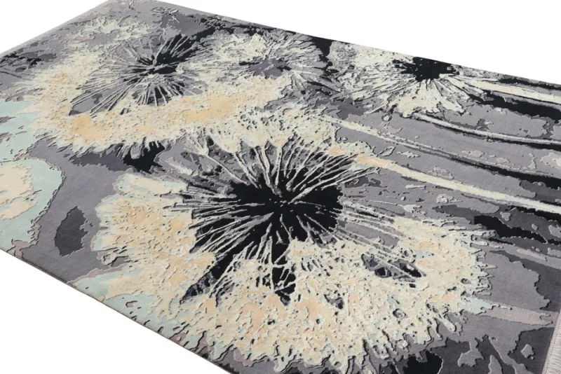 Pamono Rug with Abstract Floral Pattern Dandelion from R&K Principal Jahanshah Nazmiyal> Carpets & Textiles|Carpets & Textiles