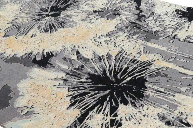 Pamono Rug with Abstract Floral Pattern Dandelion from R&K Principal Jahanshah Nazmiyal> Carpets & Textiles|Carpets & Textiles