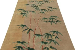 Pamono Rug with Bamboo Floral Patterns from R&K Principal Jahanshah Nazmiyal><noscript><img width=