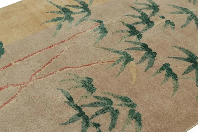 Pamono Rug with Bamboo Floral Patterns from R&K Principal Jahanshah Nazmiyal> Carpets & Textiles|Carpets & Textiles