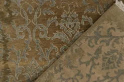 Clearance Pamono Rug with Blue Floral Patterns from R&K Principal Jahanshah Nazmiyal