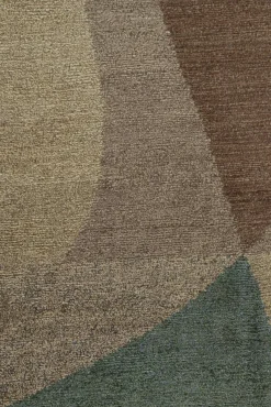 Pamono Rug with Blue Geometric Patterns from R&K Principal Jahanshah Nazmiyal><noscript><img width=